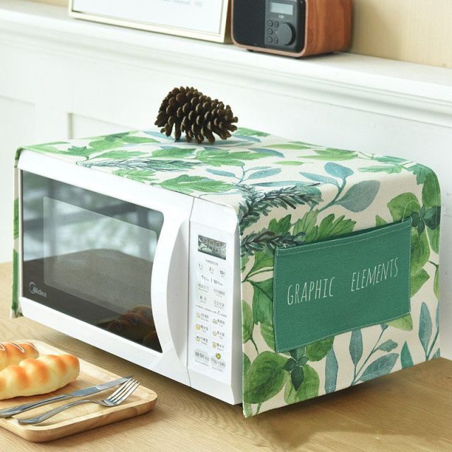 Artsy Microwave Cotton Cover Organizer