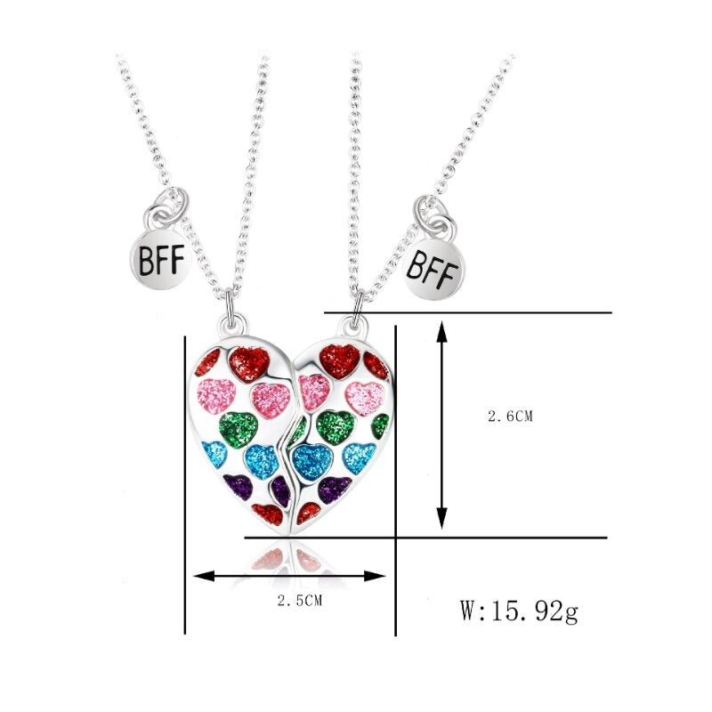 Magnetic Lovely Couples Pendant Necklace