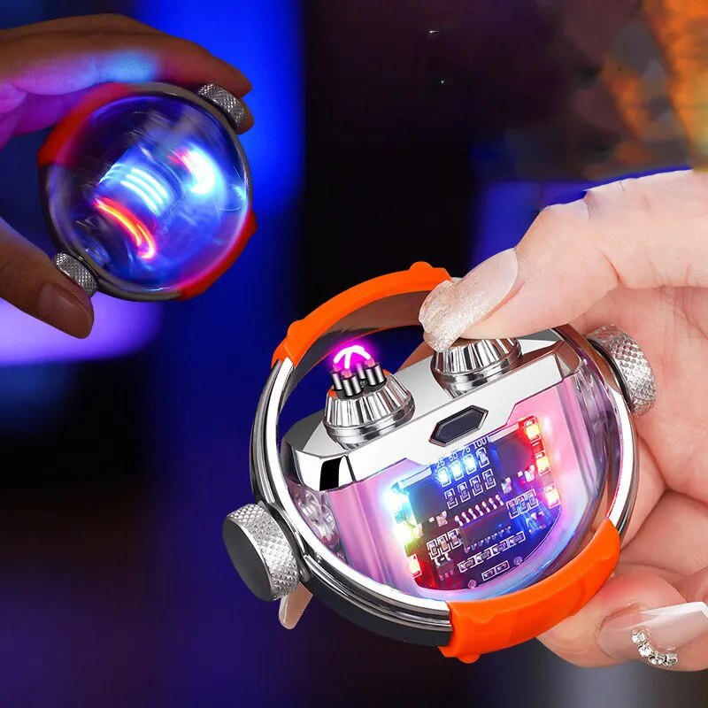 Creative Circular Plasma Led Lighting Arc Lighter