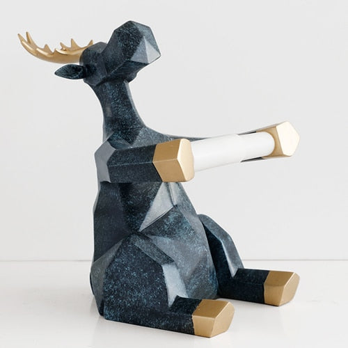 Happy Elephant Deer Toilet Paper Holder