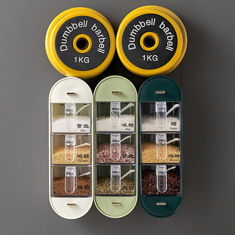 Kitchen Organizer Wall-Mounted Seasoning Station