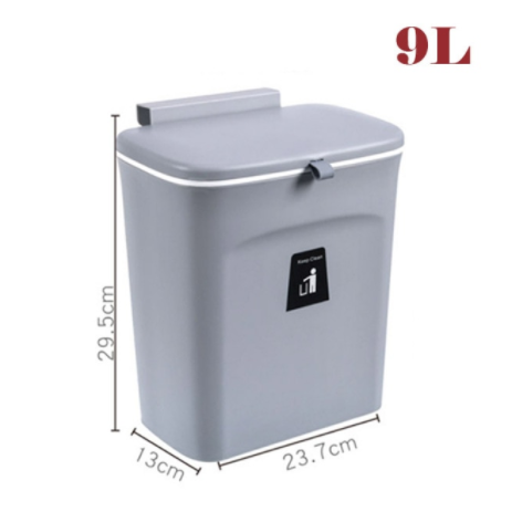 Wall-Mounted Smart Lid Trash Can