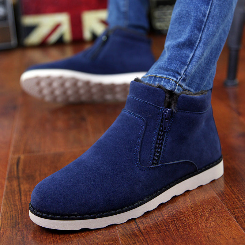 Winter Ankle Fur Warm Boots for Men