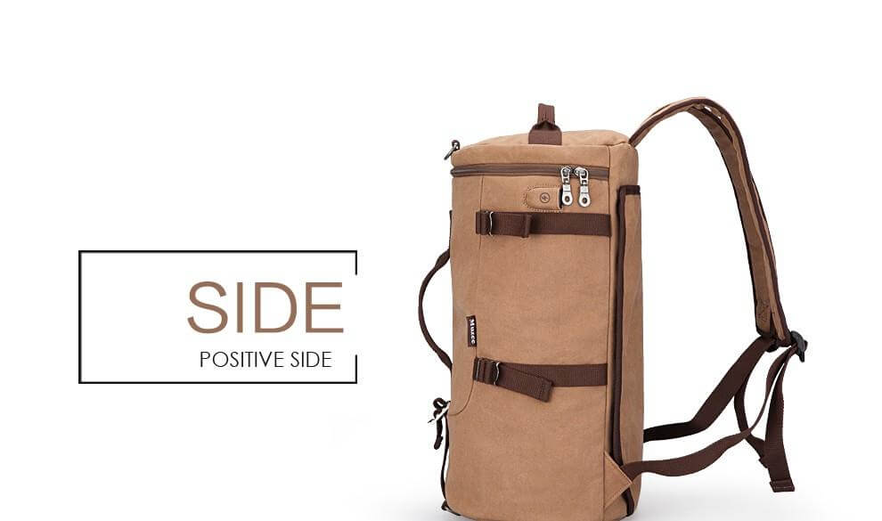 Cylinder package Multifunctional Male Fashion Backpack