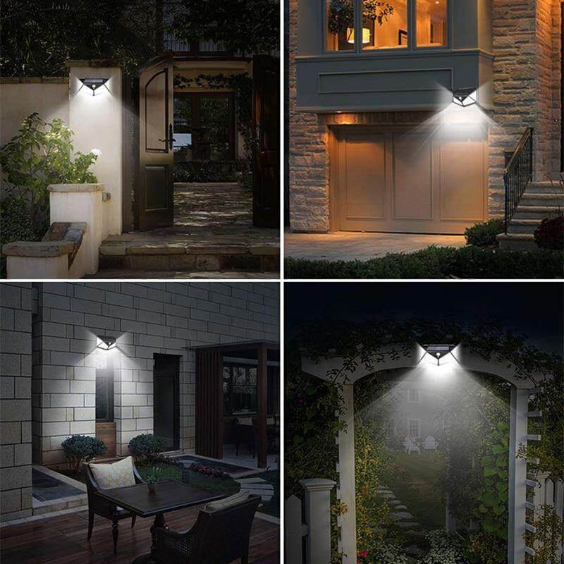 LED Outdoor Solar Light Wall Lamp