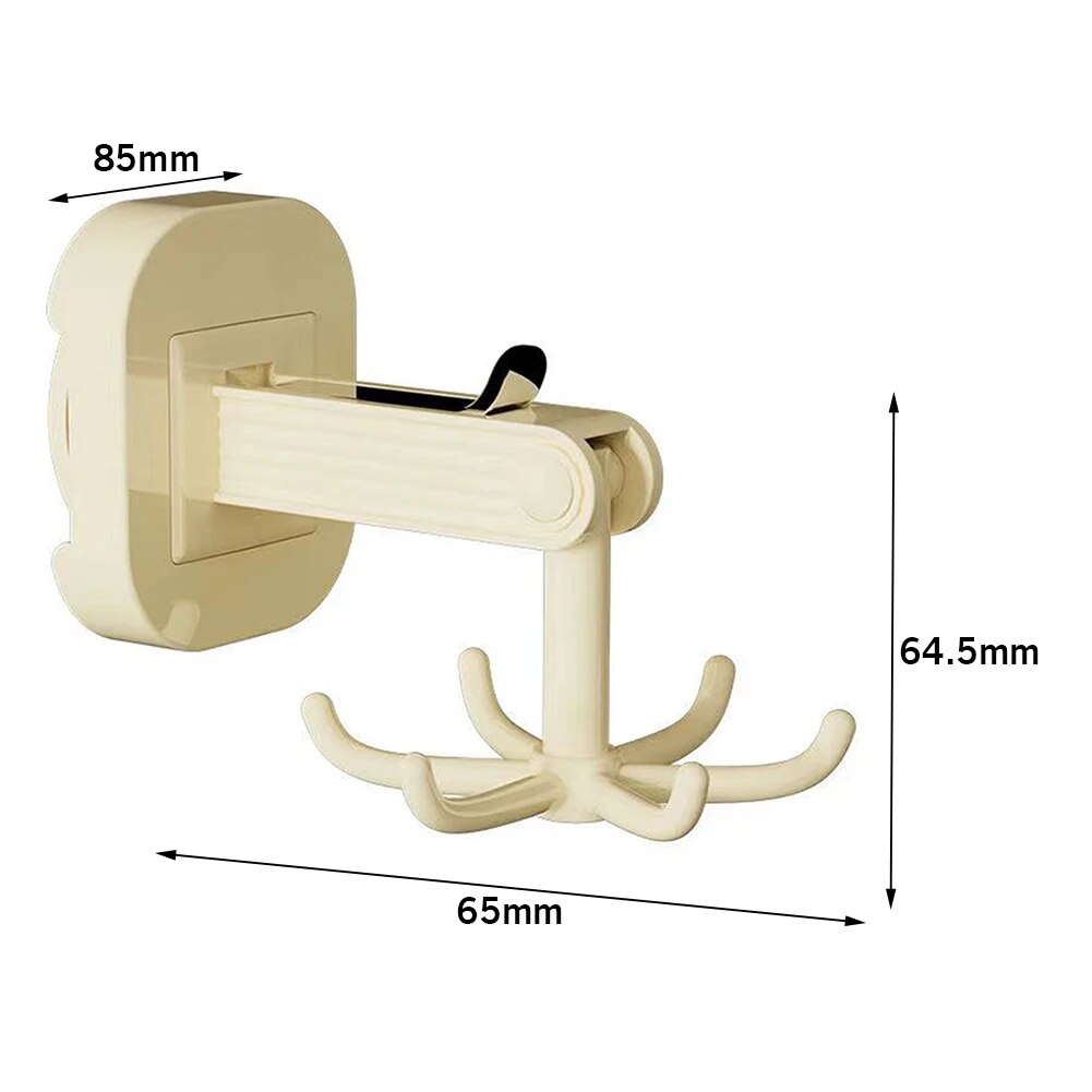 Simplistic Six-Claw Universal Rotating Hook