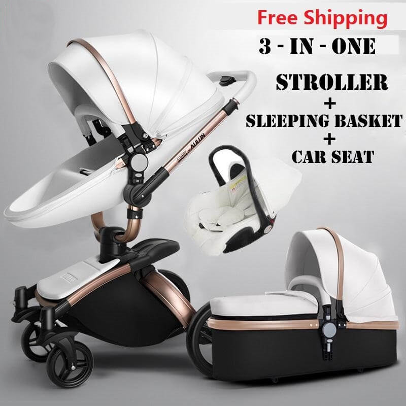 European Luxury Baby Stroller 2 and 3 pcs