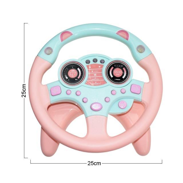 Electric Educational Car Simulation Steering Wheel Toy