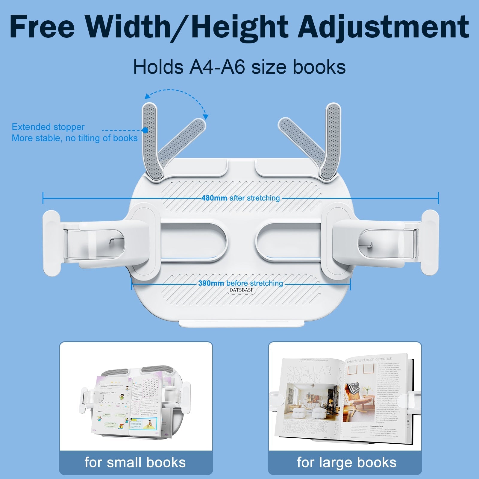 Adjustable Lazy Stand Easy Tablet Book Holder