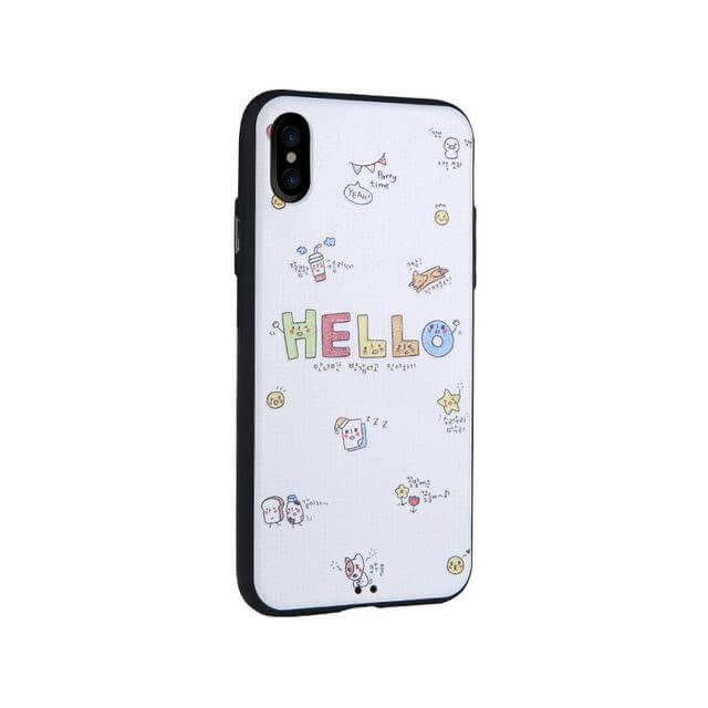 High Quality 3D Relief Print Soft Iphone X Case