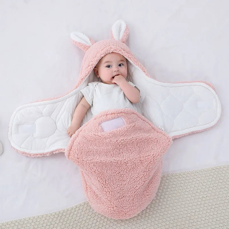 Bunny Bundle Baby Wrap Sleeping Bag