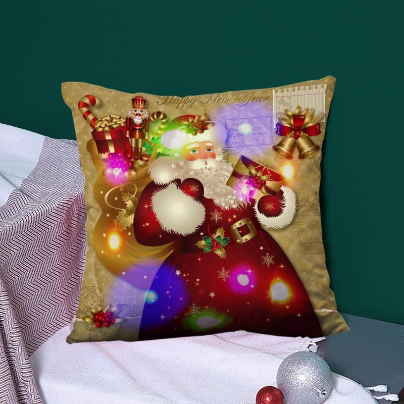 Christmas Series LED Pillow Case