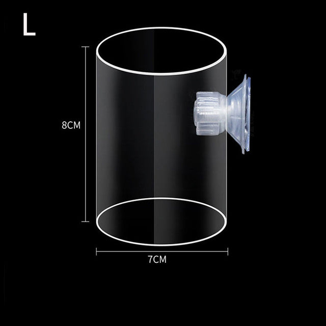 Aquarium Transparent Suction Fish Feeder