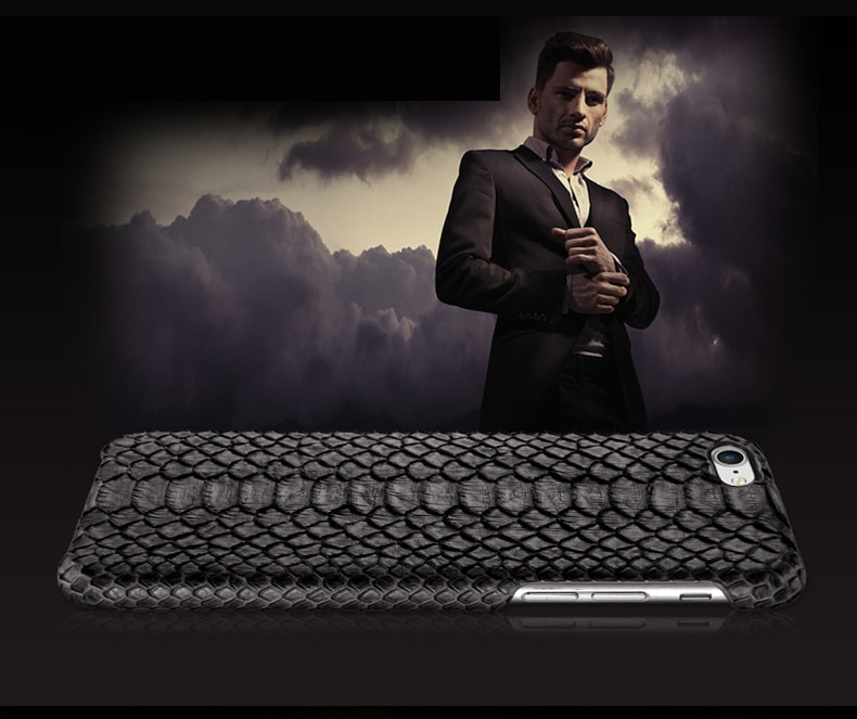 Genuine Python Snake Skin Case For iPhone Models