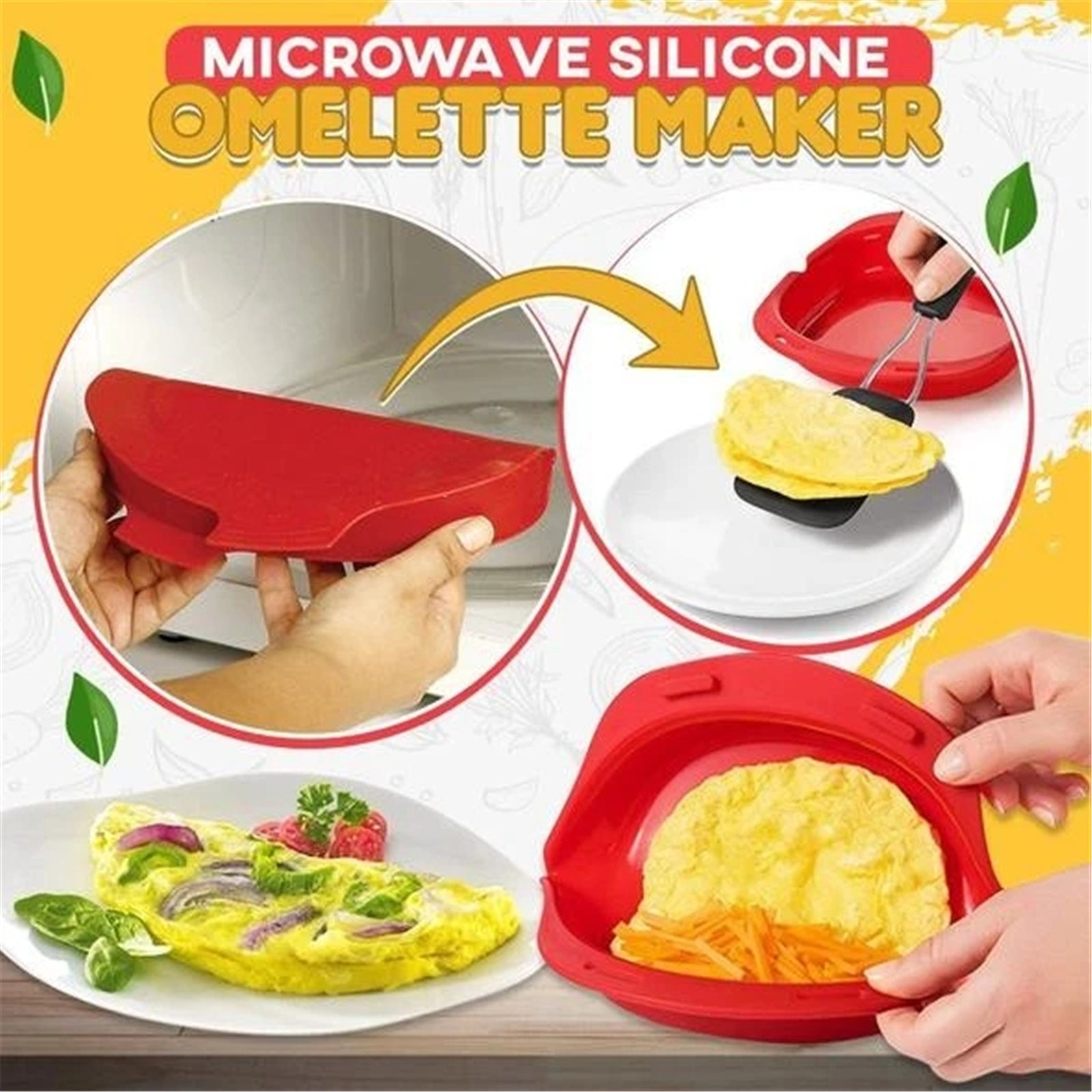 Non-Stick Microwave Omelette Maker