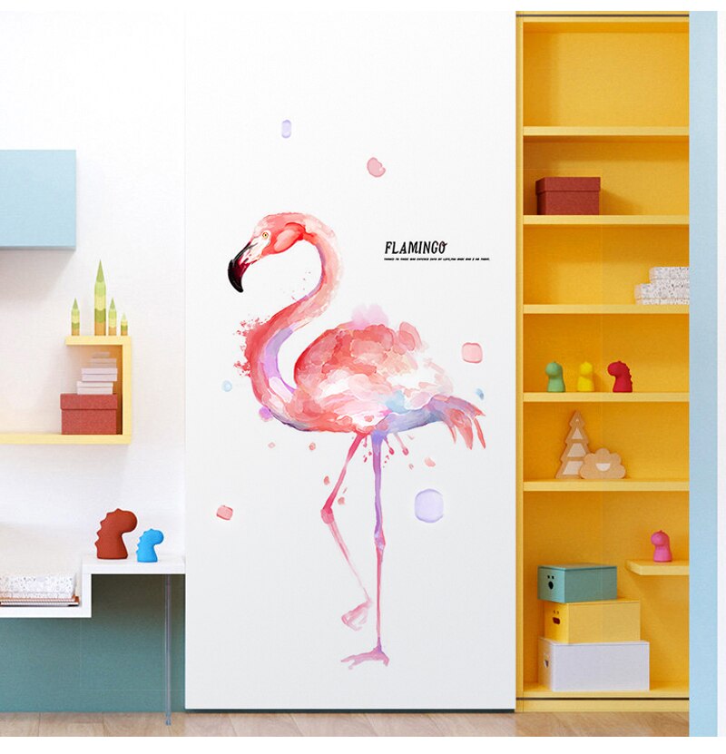 Flamingo Wall Stickers for Kids Room Home