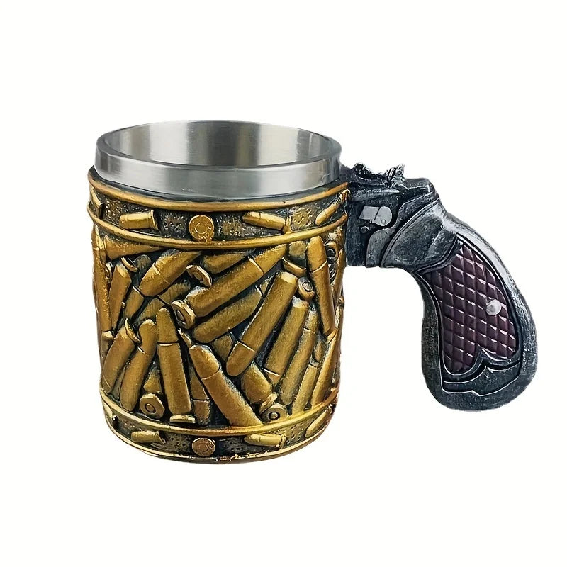 Gun Handle Bullet Design Mug