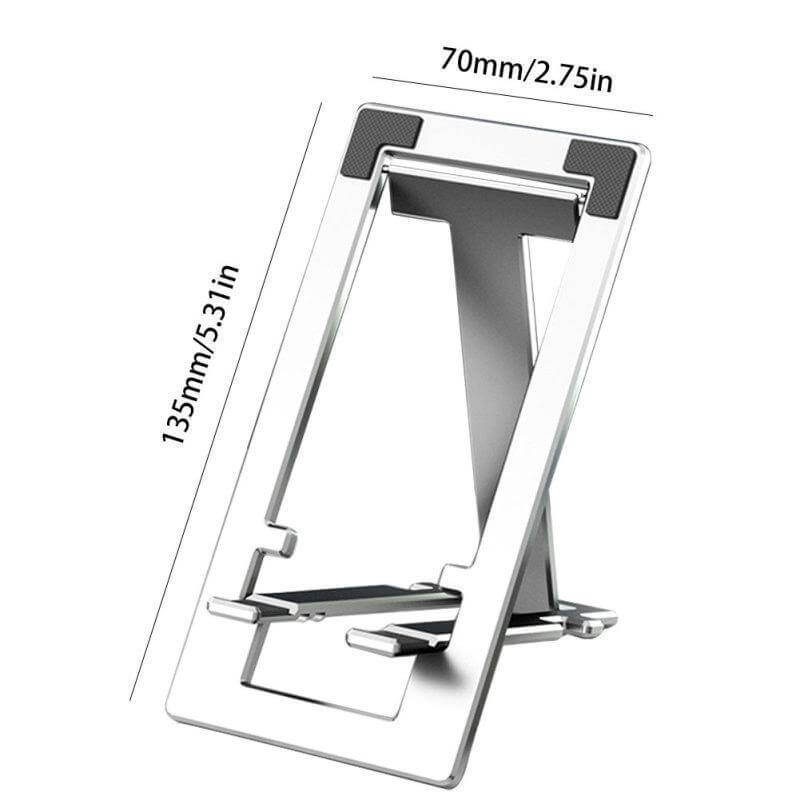 Ultra-thin Portable Foldable Aluminum Phone Holder