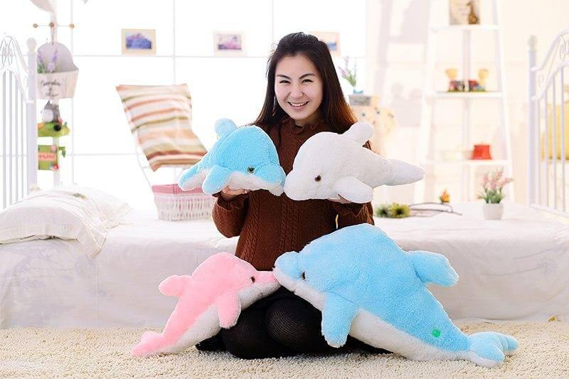 Creative Luminous Light-up Plush Dolphin