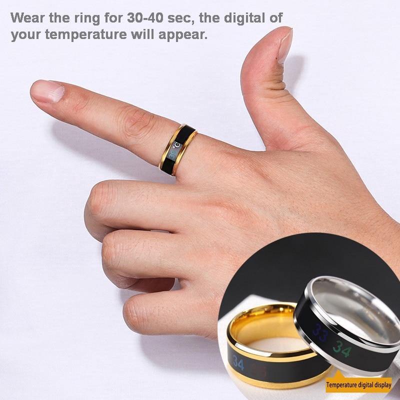 Smart Sensor Body Temperature Ring