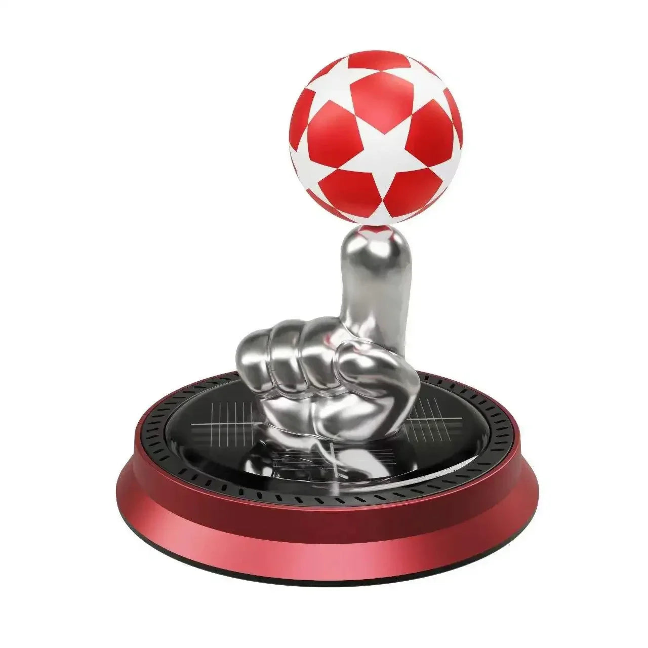 Solar Soccer Ball Spin Auto Aroma Freshener