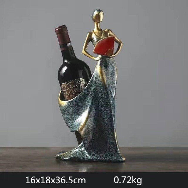 Modern Family Figurines Wine Holder