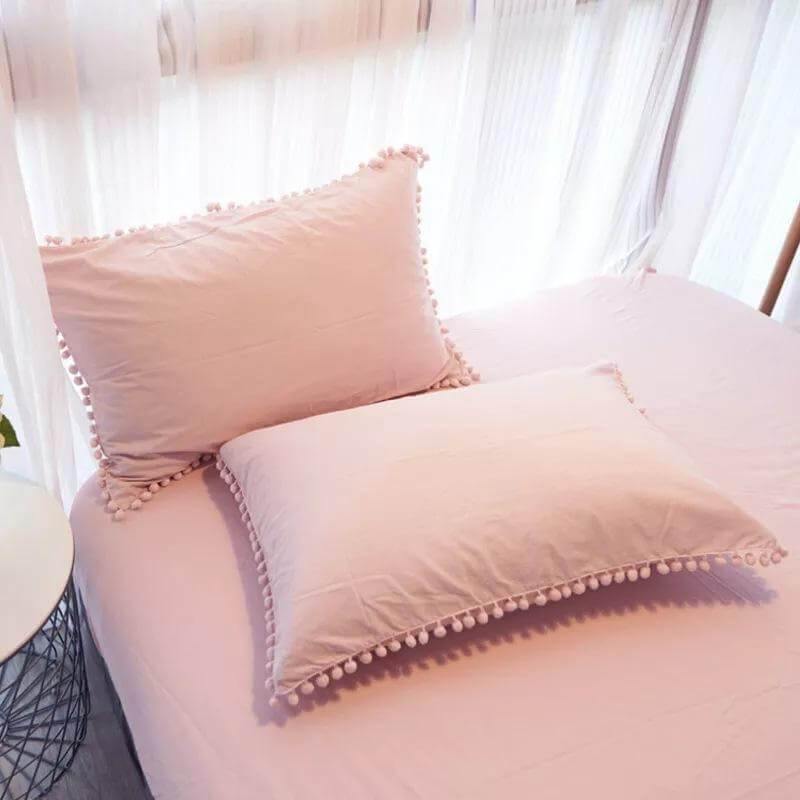 Solid Luxury Design Soft Beautiful Pillow Cases