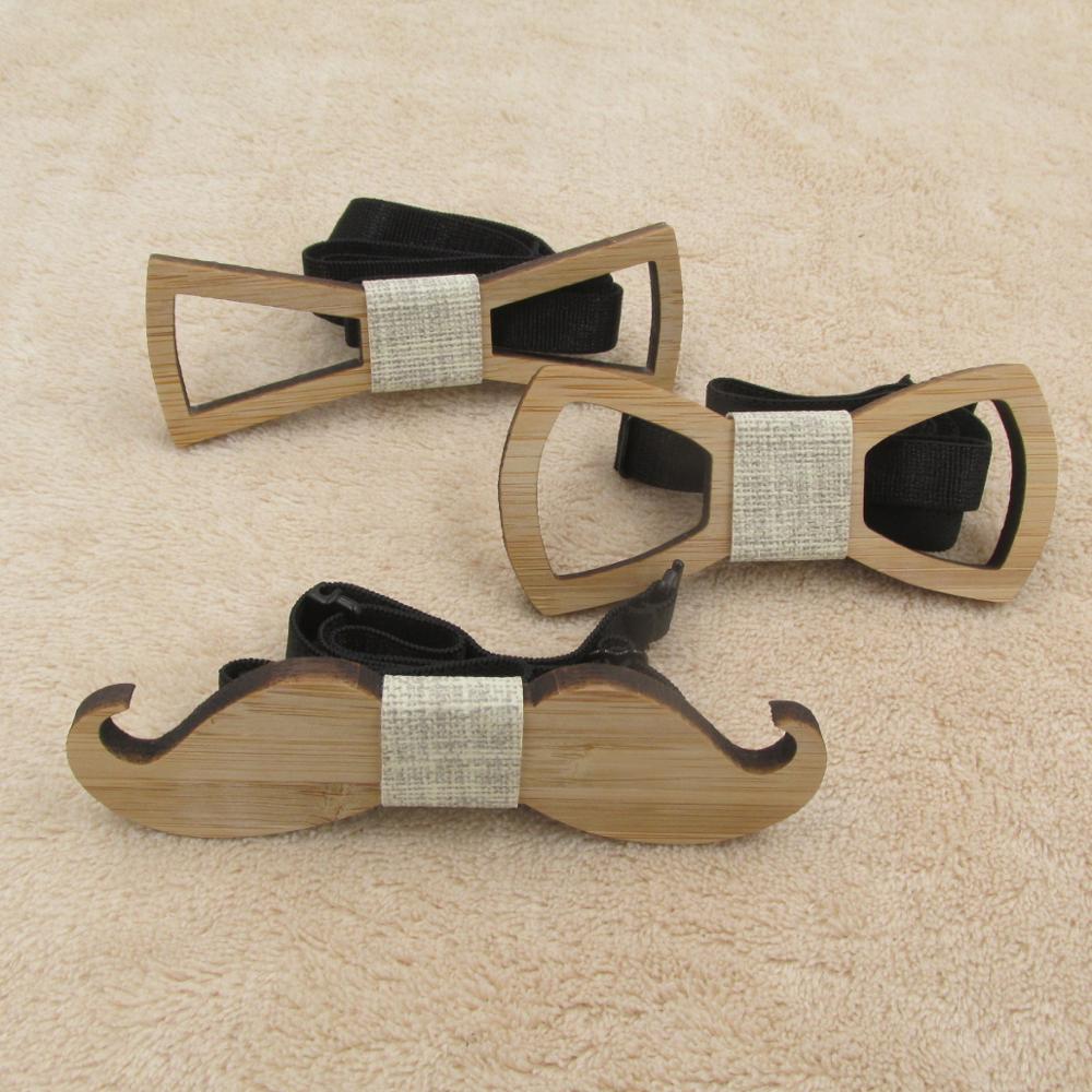 Wooden Bow Tie Made Of Anchor Glasses