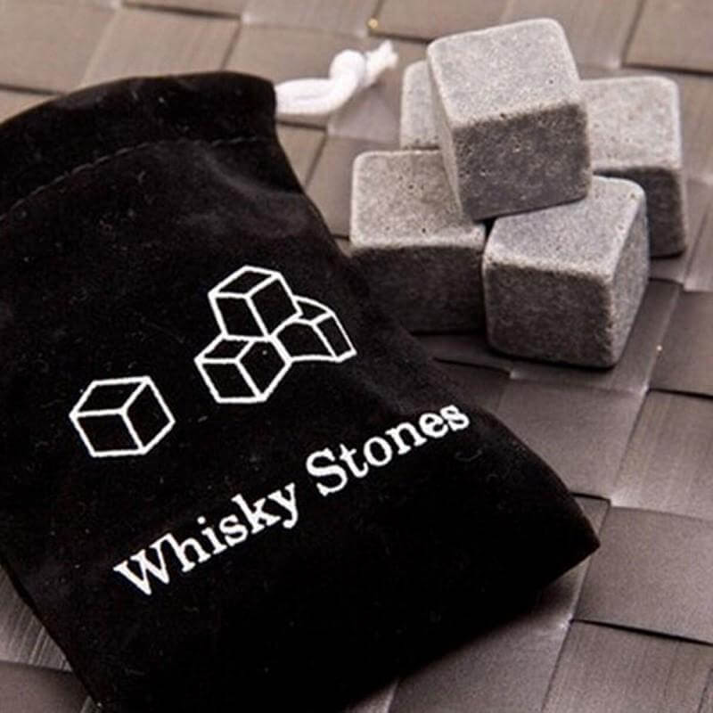 9pcs/set Natural Whiskey Stones Home Bar Tools