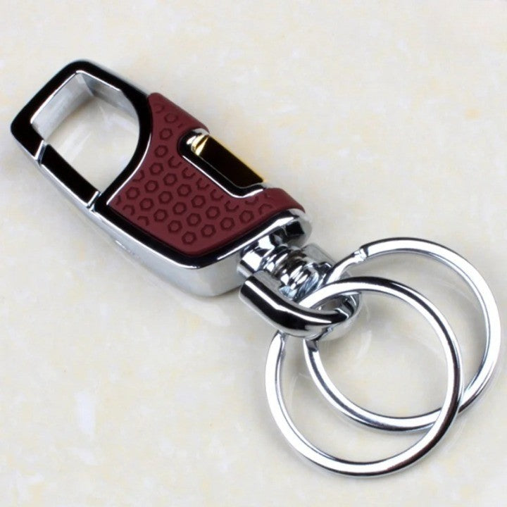 Sleek Twist Double Switch Keychain Clip