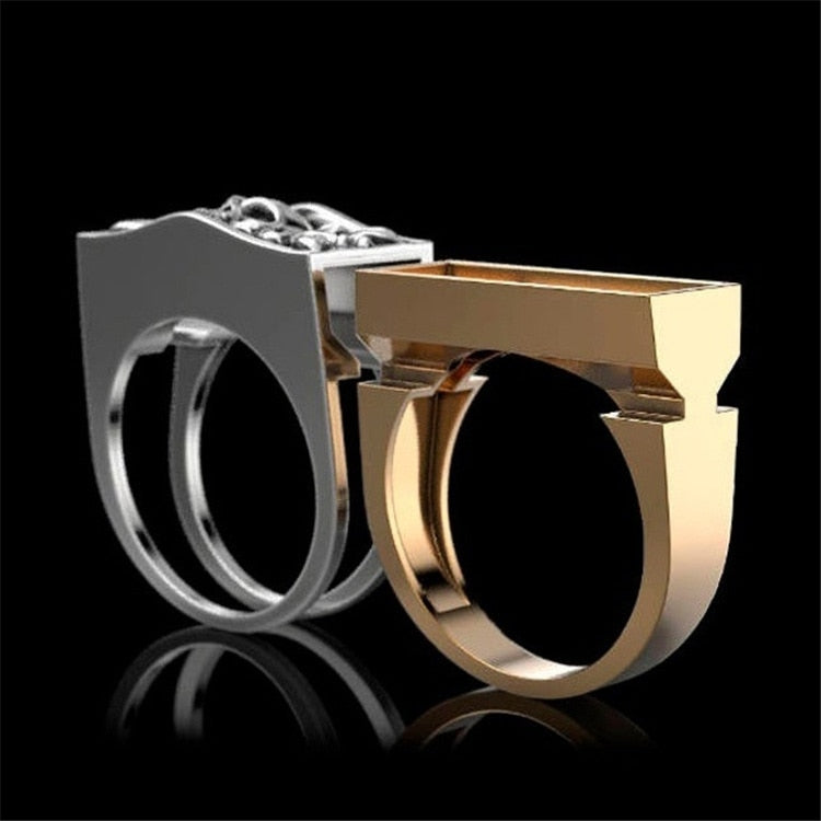 Men's Fashion Steampunk Skull Ring