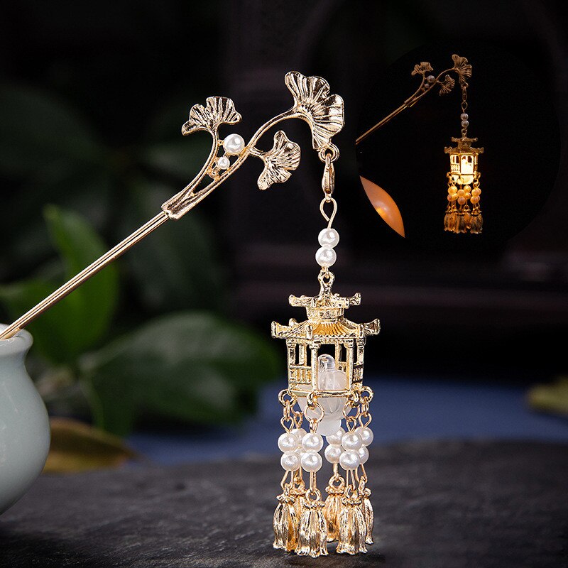 Ancient Style Lantern Hair Pins