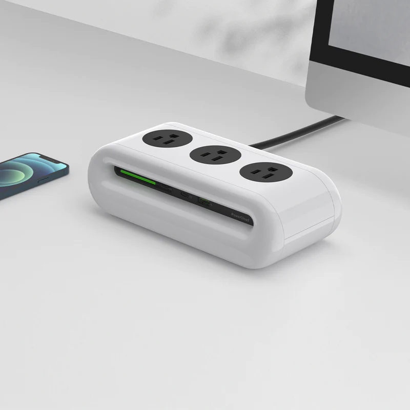 PowerCloud USB Desktop Charging Station Power Strip