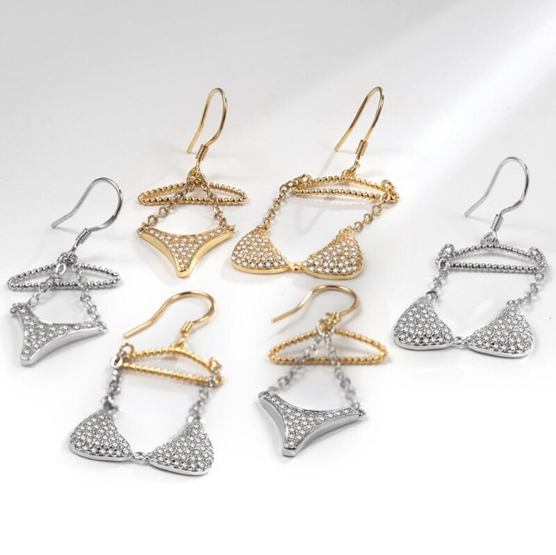 Sun Kissed Bikini Shape Earrings