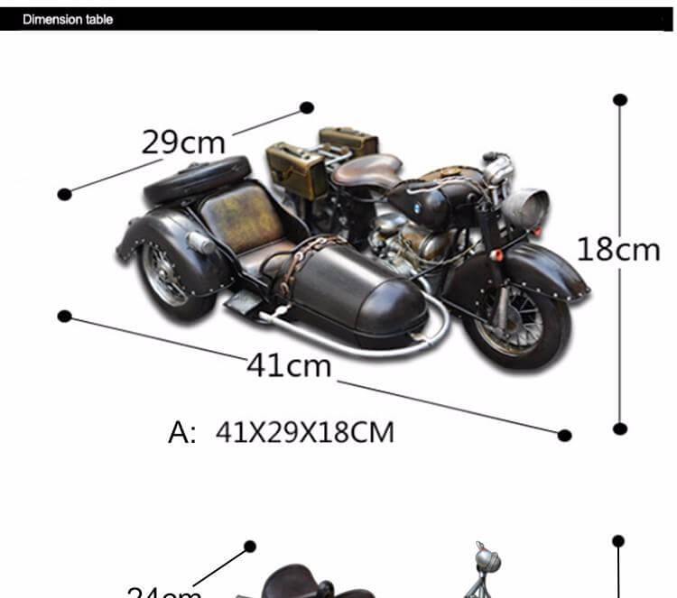 Handmade Creative Three Wheeled BMW Motorcycle