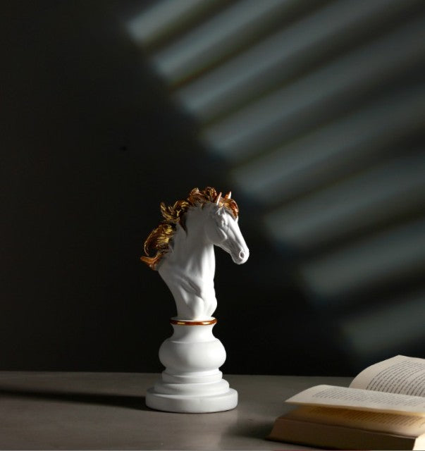 Luxury Chess Statue Home Decor