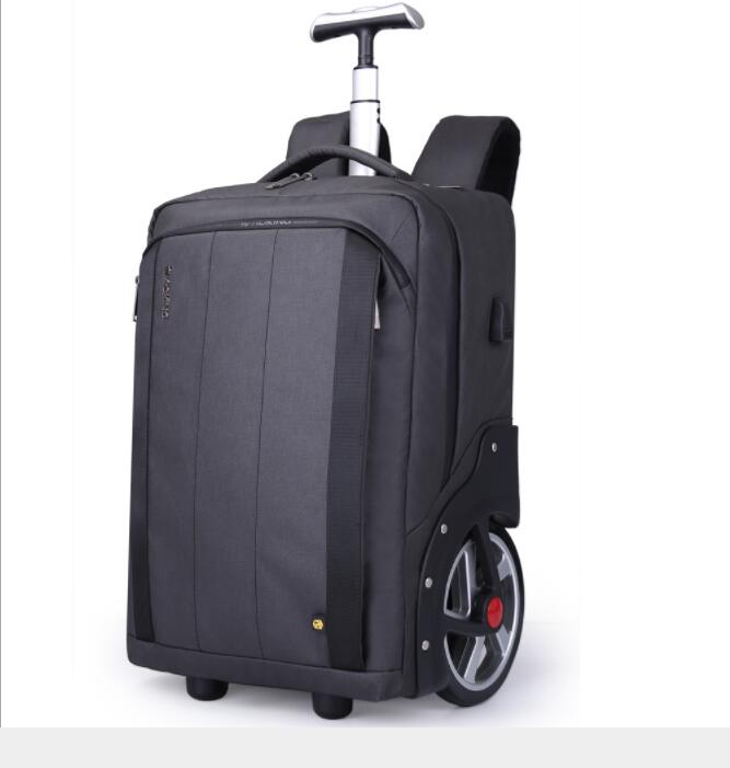 Men Business Travel Trolley Backpack