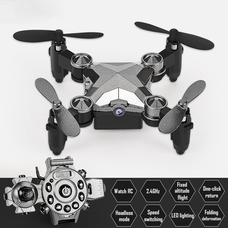 Sky Wings Foldable Mini Bracelet Smart Drone