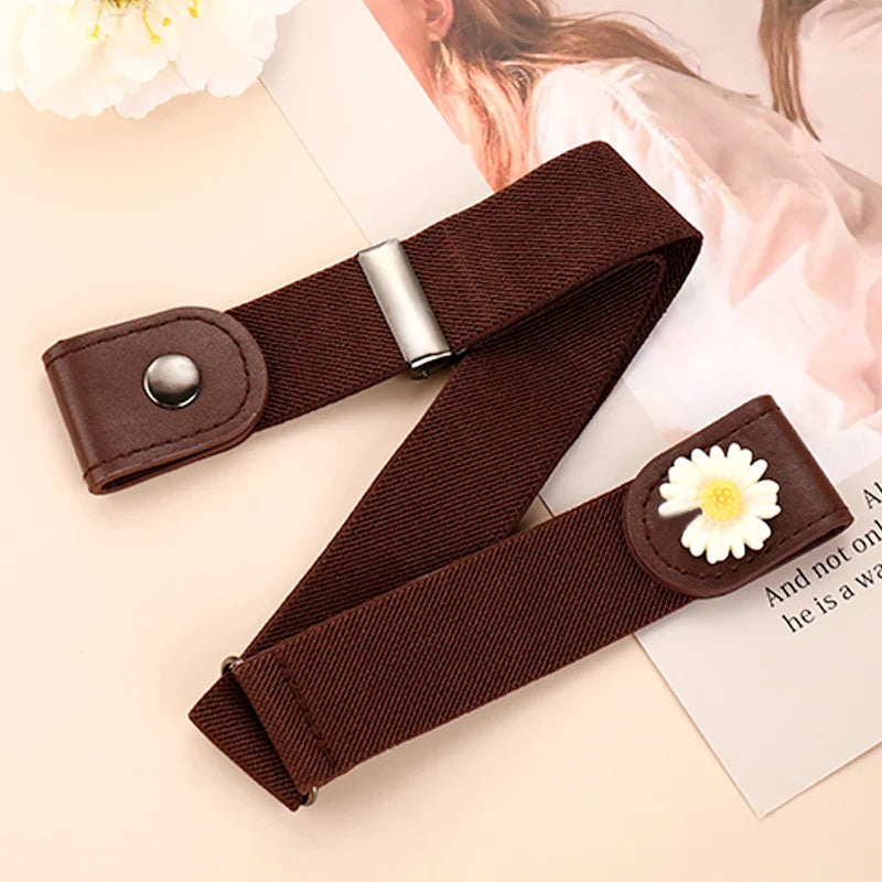 Chic Elastic Buckleless Women Elastic Belt