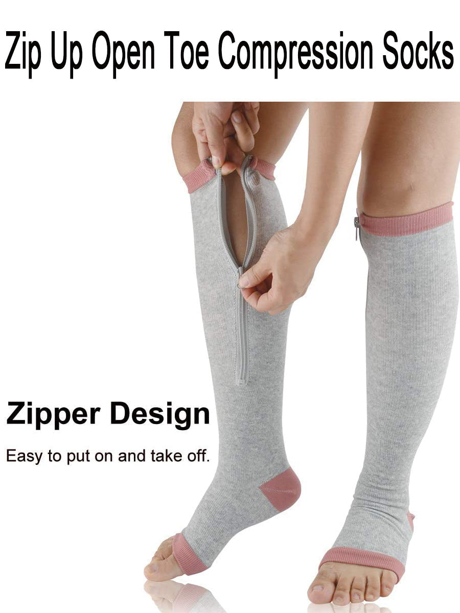 Unisex Knee Length Slim Compression Socks