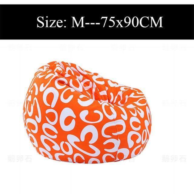 Printed Lounger Sofa Bean Bags