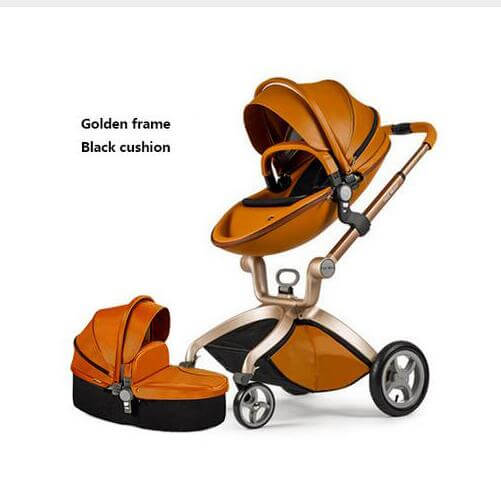 Luxury Baby Stroller High Land-Scape Baby Stroller 3 in 1 Fashion Pram European Carriage