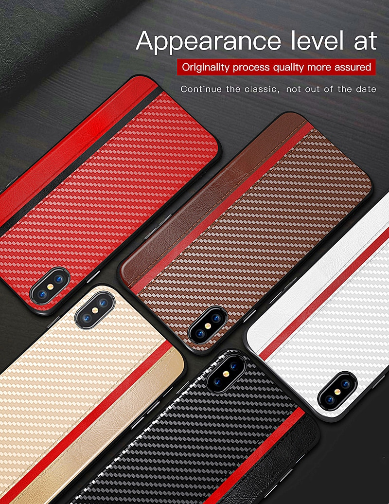 Leather Fiber iPhone Case