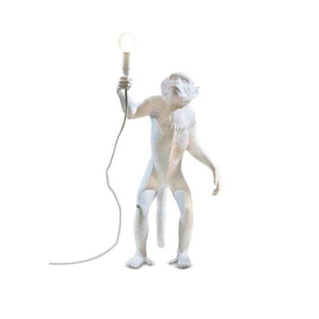 Modern Black Pendant Monkey Lamp