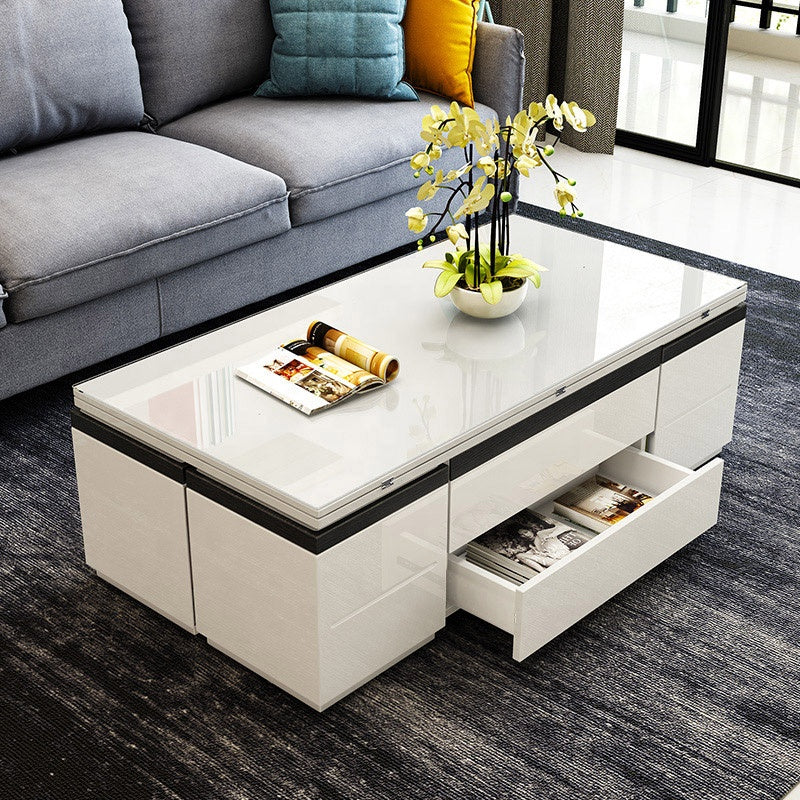 Easy Convertible Modular Dynamic Coffee Table