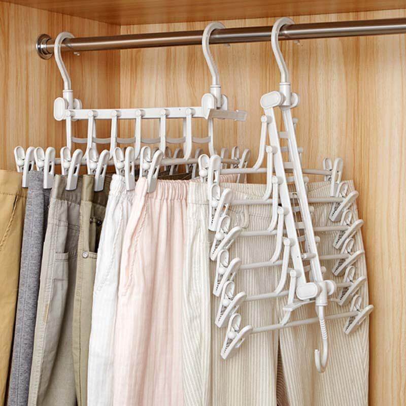 Foldable Non Slip Easy Storage Smart Clothes Hanger