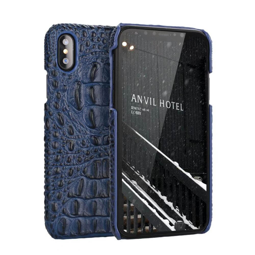 3D Crocodile genuine Leather Iphone Cases