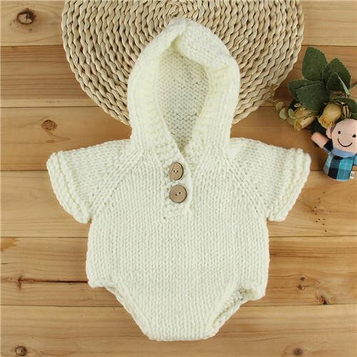 Newborn Baby Crochet Romper Knit Costume