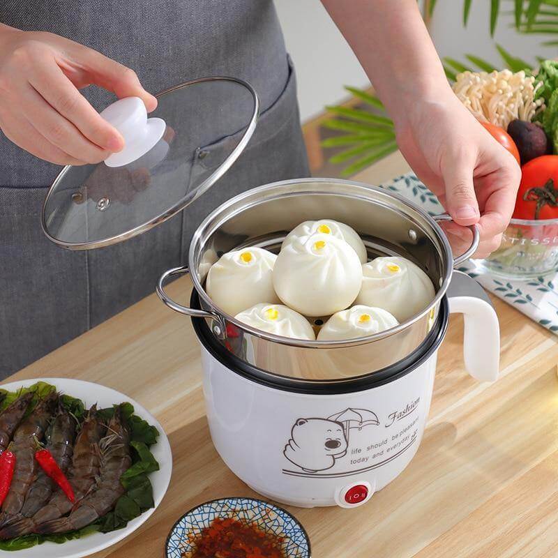 Mini Electric Double Layer Hot Pot Rice Cooker