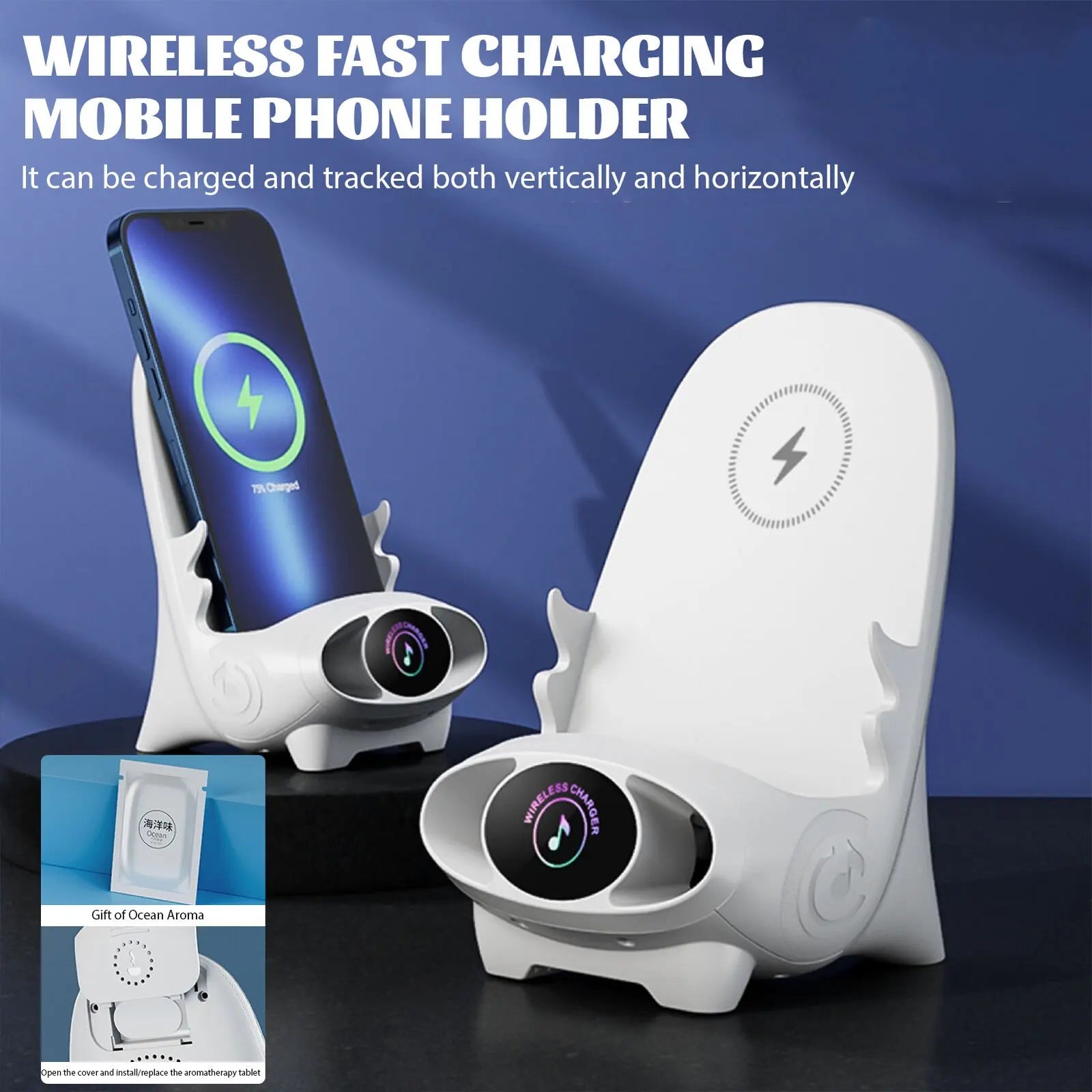 Cooling Wireless Universal Phone Fast Charger Stand